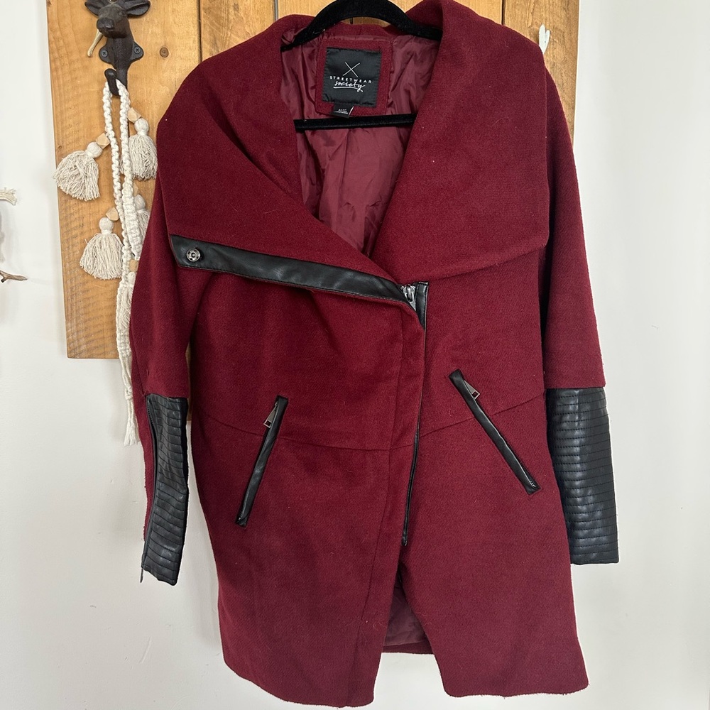 Streetwear Society Burgundy Outerwear